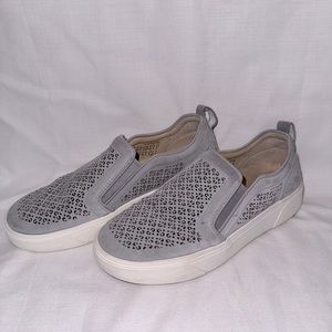 Lightly Worn Slate Gray Vionic Kimmie Perf Cutout Sneaker